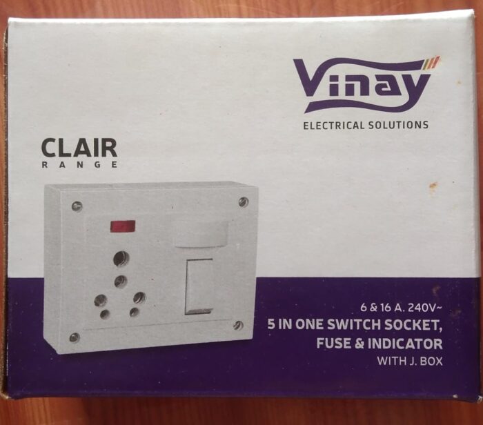 Vinay Clair 16A 5in1 Power Point - Image 3