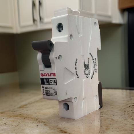 Raylite Single Pole MCB