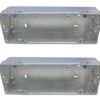 8 Module Concealed GI Sheet Metal Box - Image 2