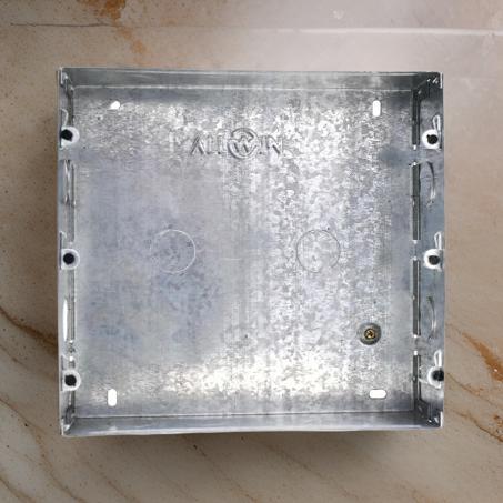 18 Module Concealed GI Sheet Metal Box