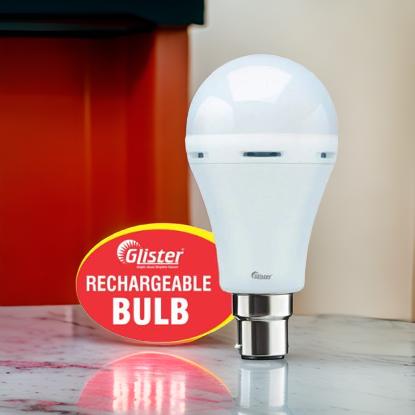 Glister 9 Watt Rechargeable LED Bulb