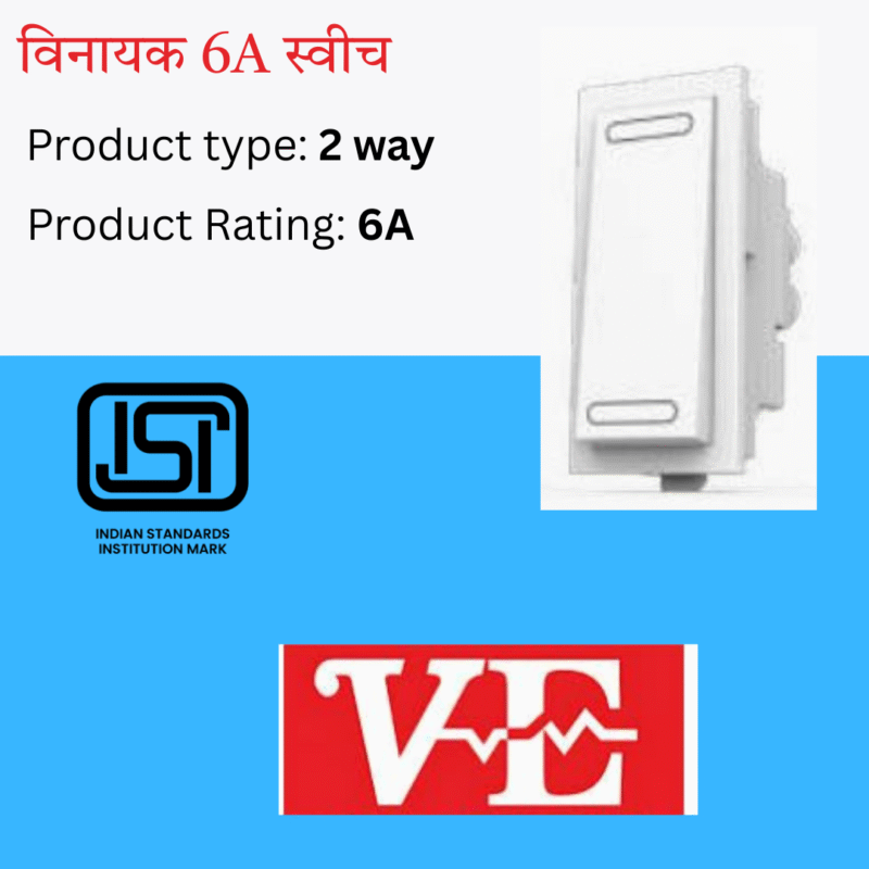 Vinayak Viza 6A Switch (2 way)