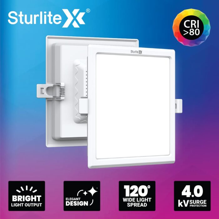 Sturlite Dex 15W Square/ Round LED Downlight - Image 6