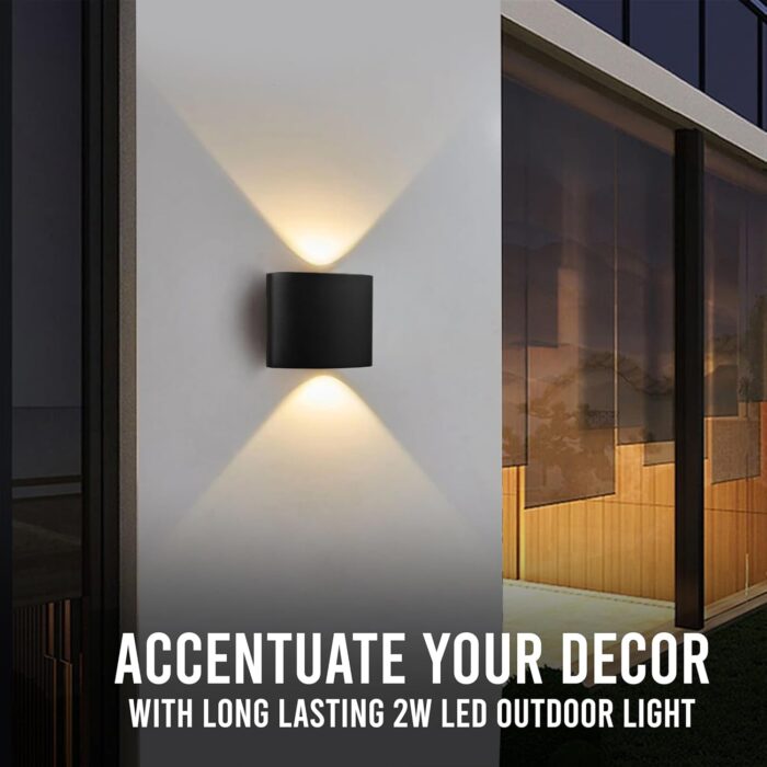 Up Down Wall Light (Warm White) – 2 Way Outdoor/Indoor LED Fixture - Image 4