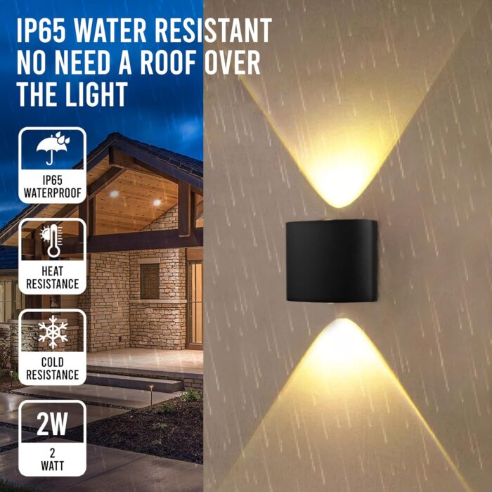 Up Down Wall Light (Warm White) – 2 Way Outdoor/Indoor LED Fixture - Image 6
