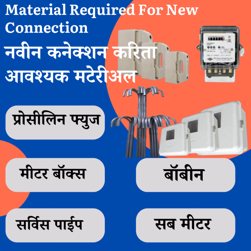 Material Required For New Connection