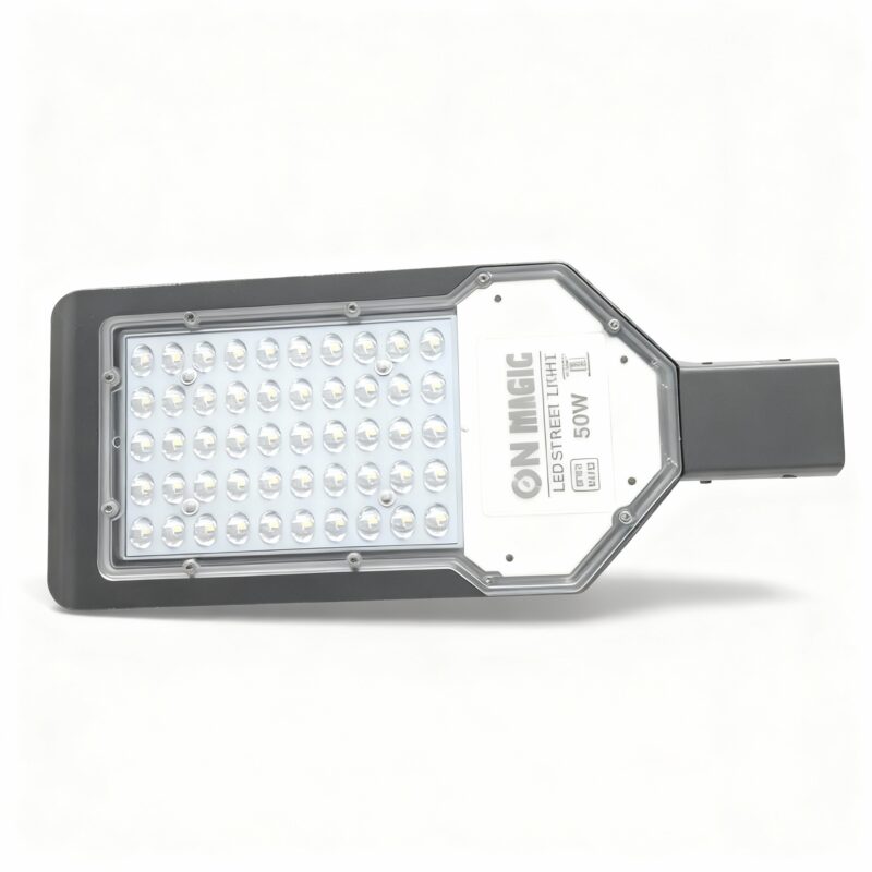 On Magic 50W BIS Approved LENS LED Street Light – Aluminium Die-Cast Body
