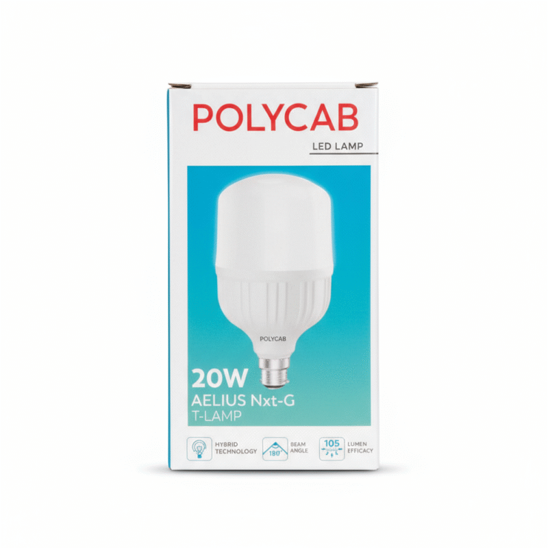 Polycab Aelius Nxt GT 20W LED Lamp – 6500K Cool White