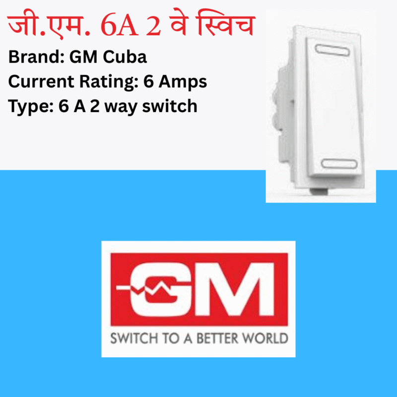 GM Cuba 6A Modular 2 Way Switch